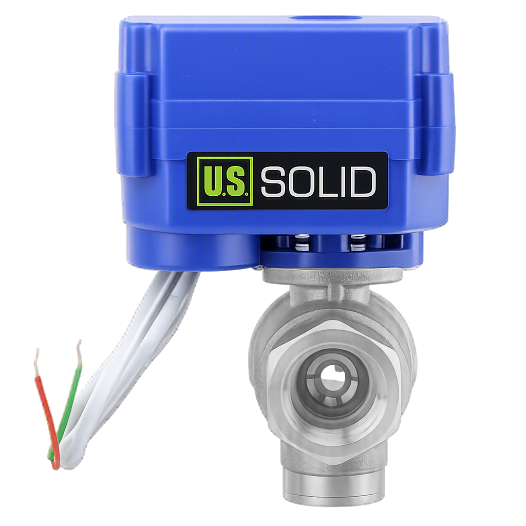 Vanne motorisée U.S. Solid inox 1 pouce